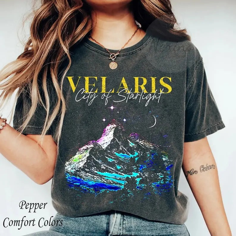 Velaris City of Starlight Acotar Shirt, The Night Court Shirt, Court Of Dreams, Rhysand, Cassian, Sarah J Maas, Booklover Tee