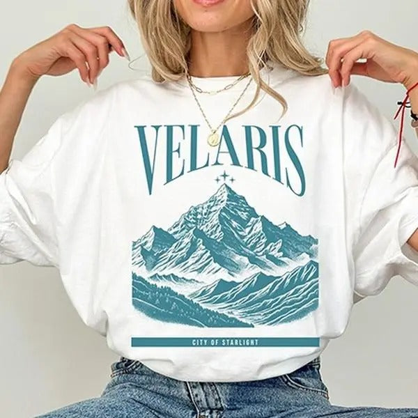 Velaris Comfort Colors Shirt, ACOTAR shirt, ACOTAR merch, ACOMAF shirt, bookish merch, sarah j maas, Night Court Shirt