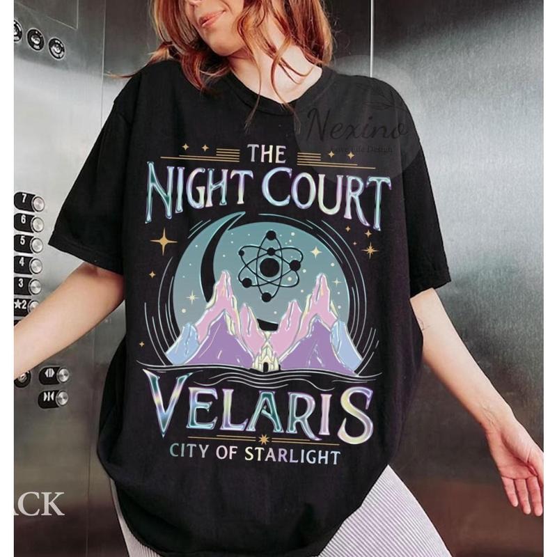 Velaris The Night Court Acotar Shirt, Velaris The Night Court Shirt, Court Of Dreams, Inner Circle Acotar Tee, Fun Graphics