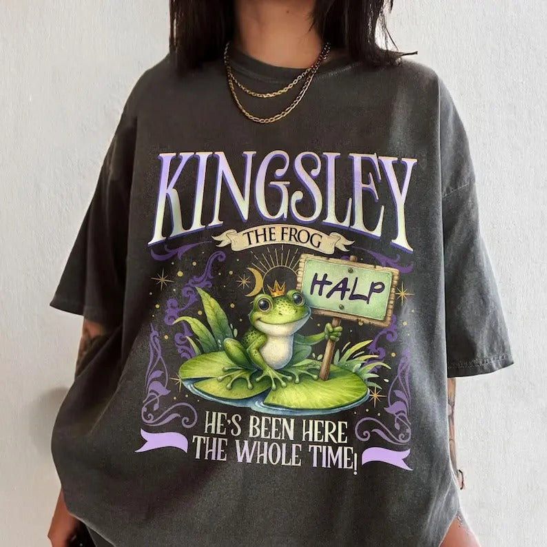 Villain Assistant Comfort Colors Shirt For Fan, Kingsley the Frog Halp T Shirt, Villain Lover Tee, Funny Gift For Romantasy Book Lover