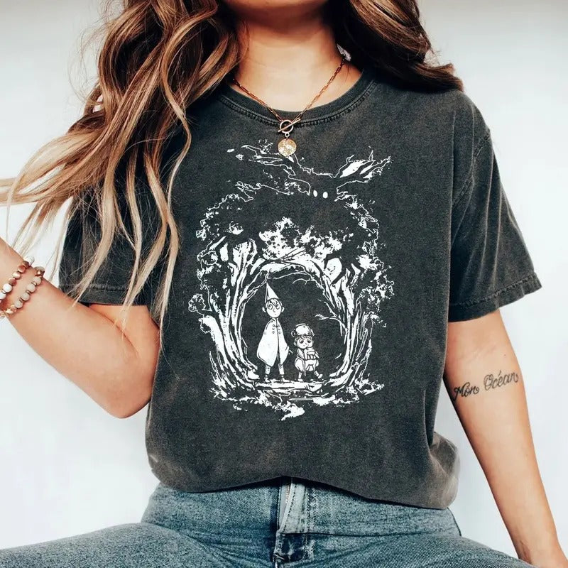 Vintage 0ver The Garden Wall Halloween Shirt, P0ttsfield Shirt, Wonderful Harvest T-shirt, Spooky Season, Halloween Pumpkin Tee Birthday