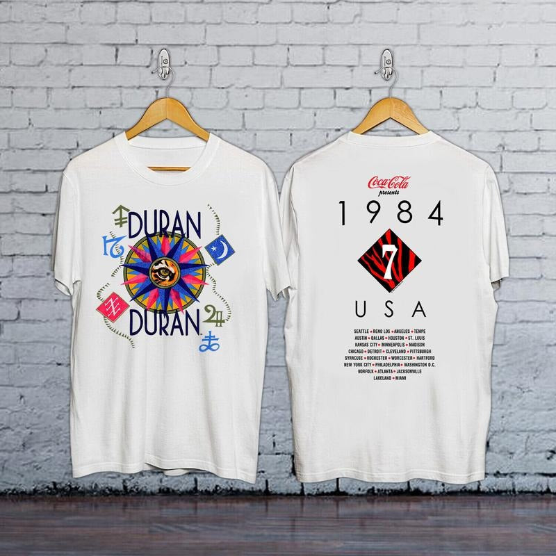 Vintage 1984 Duran Duran Concert Tour T-Shirt