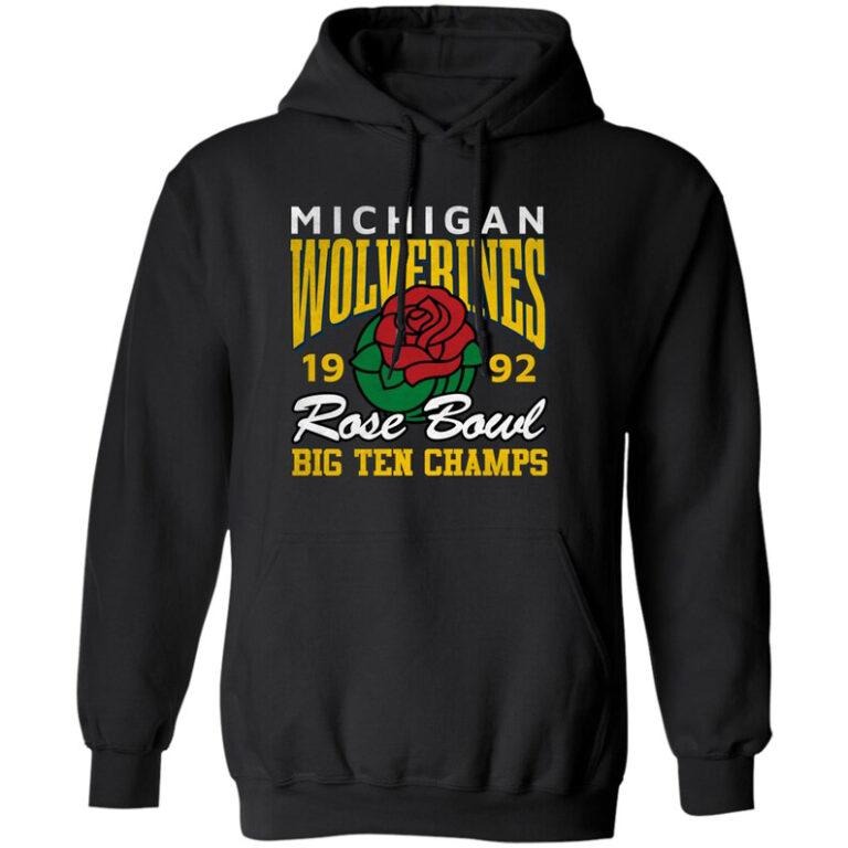 Vintage 1992 Michigan Wolverines Rose Bowl Football Crewneck Sweatshirt Hoodie Shirt, Gift for Her, Gift for Him