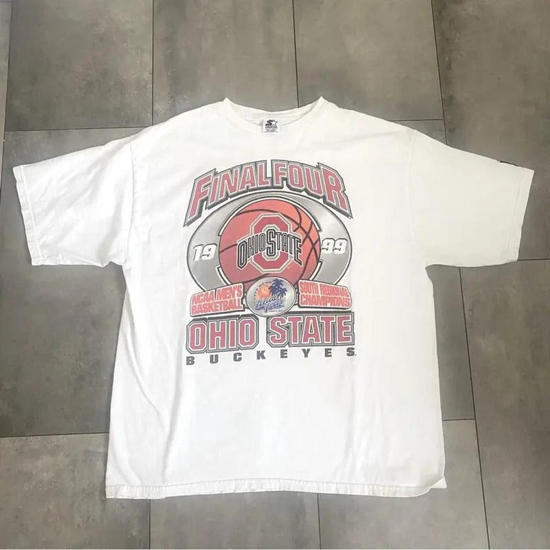 Vintage 1999 Ohio State University Basketball Final Four T-Shirtstyle{n002}3