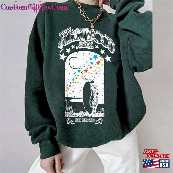 Vintage 70s Fleetwood Mac Sweatshirt - Penguin Classic Rock Band , Unisex Music Apparel