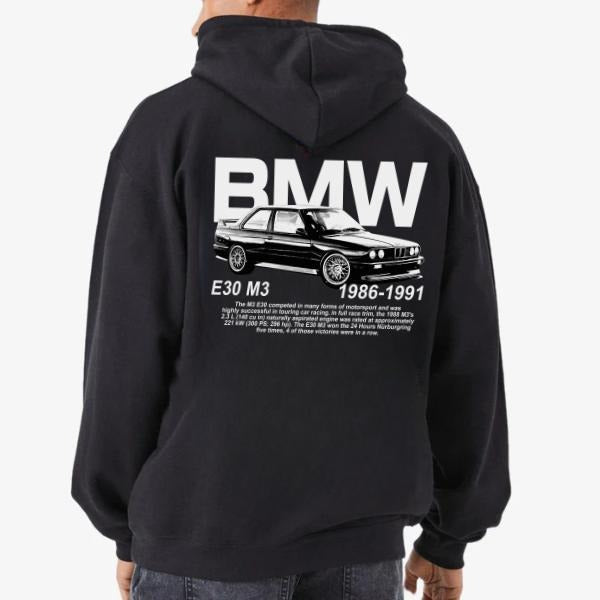 Vintage Bimmer E30 M3 Racing men Hoodies, Unisex, Menswear, Street Racing Shirt, Car Hoodie, Boyfriend Gift