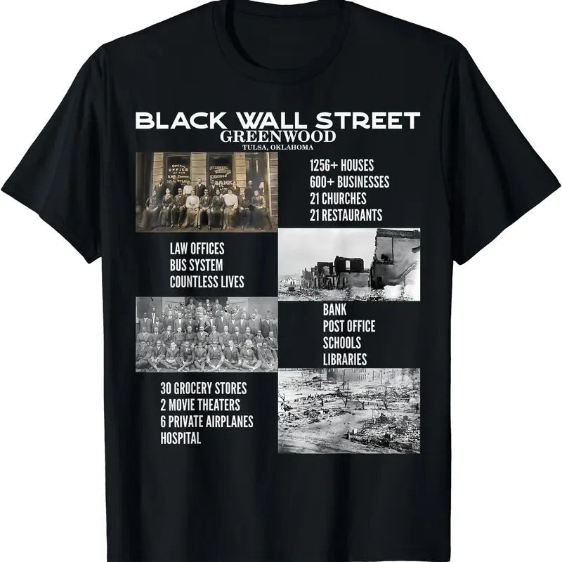 Vintage Black Business Black History Month Black Wall Street T-Shirt | Unisex cotton tee Gifts, Crewneck