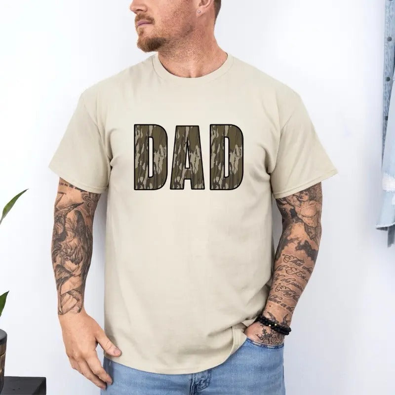 Vintage Camo Dad Shirt