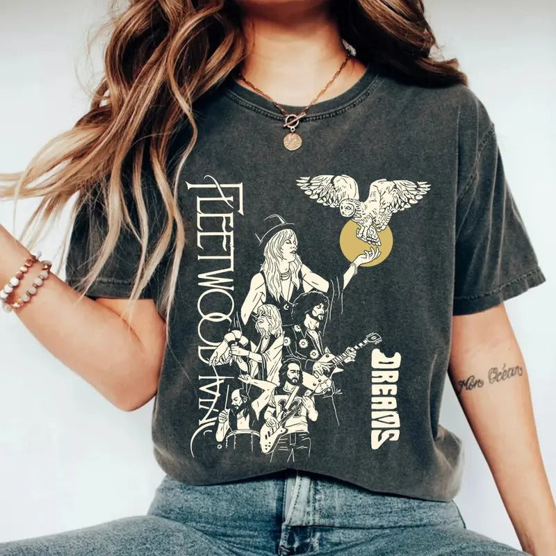 Vintage Fleetwood Mac Shirt Sweatshirt Hoodie, Music Rock Band Fleetwood Mac Shirt, 2024 Tour Gift Shirt