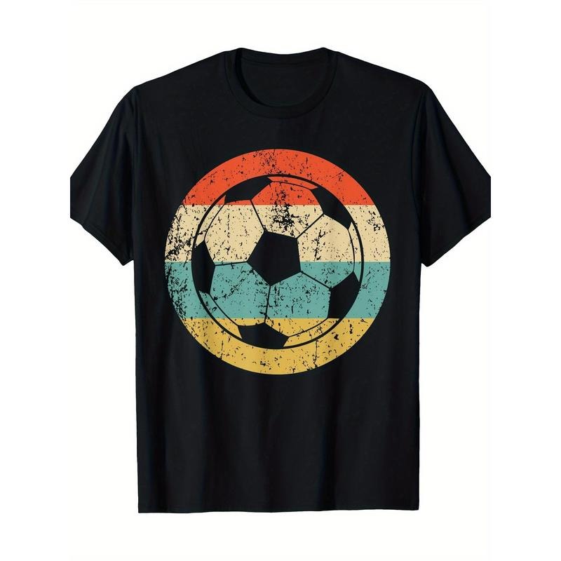 Vintage Football T-shirt 100% cotton T-shirt Made in USA