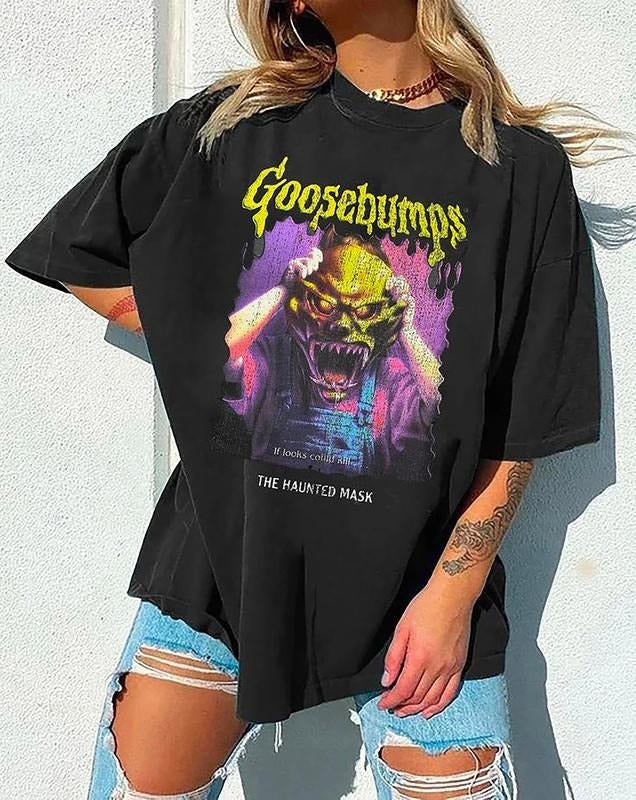 Vintage Goosebump Shirt, Retro Halloween Sweatshirt, 90s Halloween Shirt, Spooky Season Sweater, Spookydoodles Shirt, Halloweentown Tee, Vintage Halloween Sweatshirt