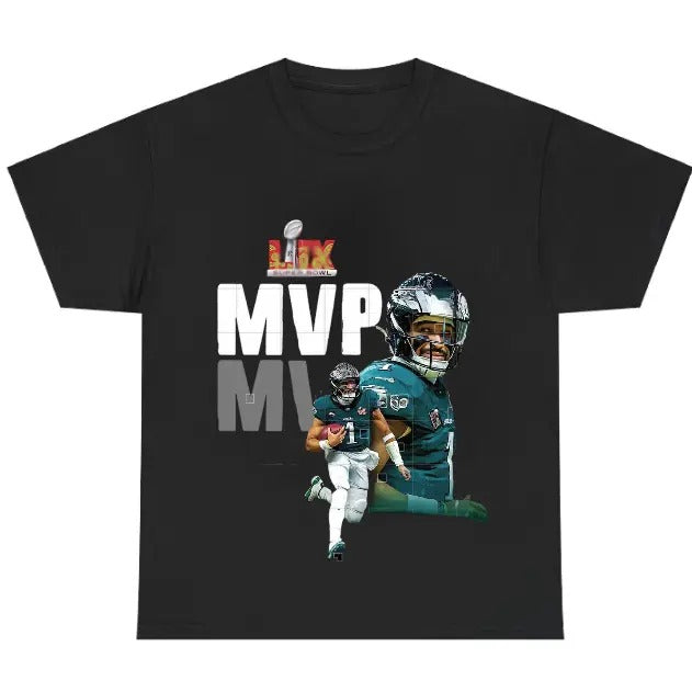 Vintage Jalenn Hurts t-shirt, Funny Graphic Tee Sweatshirt Football, Super Bowll LIX 2025, #Philadelphi.aaa Champion Menswear Top Streetwear