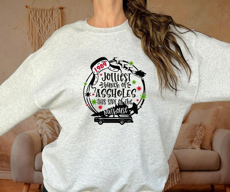 Vintage Jolliest Bunch Crewneck Sweatshirt
