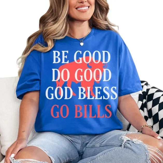 Vintage Josh Allen 17 MVP Shirt, Be good, do good, God bless, go Bills", Graphic Tee #Buffaalloo Football Gift For Her, Menswear Top Streetwear
