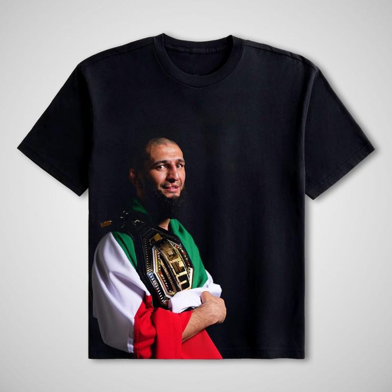 Vintage Khamzat Chimaev UFC Champion Tee, Khamzat Chimaev Fan Shirt, Khamzat Tee, UFC Shirt, UFC Fighters Shirt Gift for Him Gift For Her Fighting Boxing Wrestling Clothing