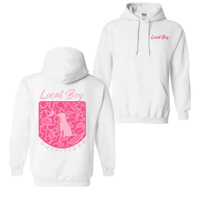 Vintage Local Boy Outfitters Localflage Hoodie, Gift for Woman and Man Shirt, Classic Cotton, Gift For Girlfriend Fabric Menswear Fabric