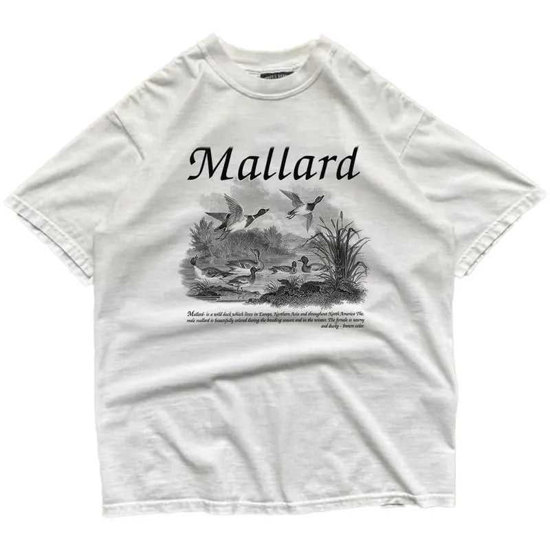 Vintage Mallard Duck Wildlife 90s Retro Unisex Sweatshirt Pullover, T-shirt, hoodie Cotton Wild Duck Hunting Season