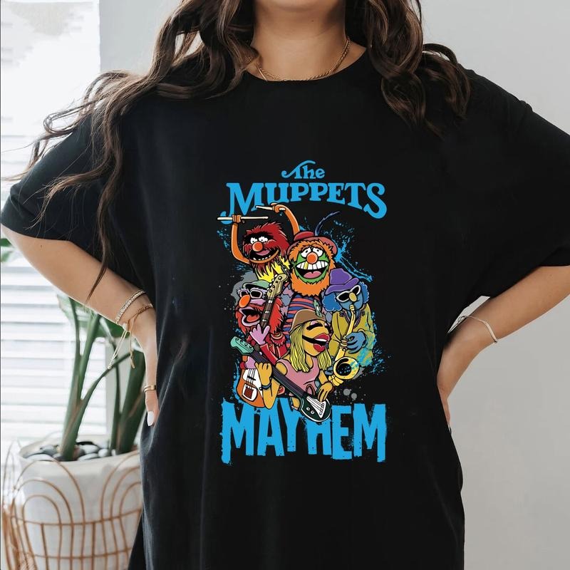 Vintage Muppets Mayheem Shirt, Muppets Lovers Shirt, Childhood Tee Shirt, Muppets Fans Shirt, Retro Muppets Music Sweatshirt