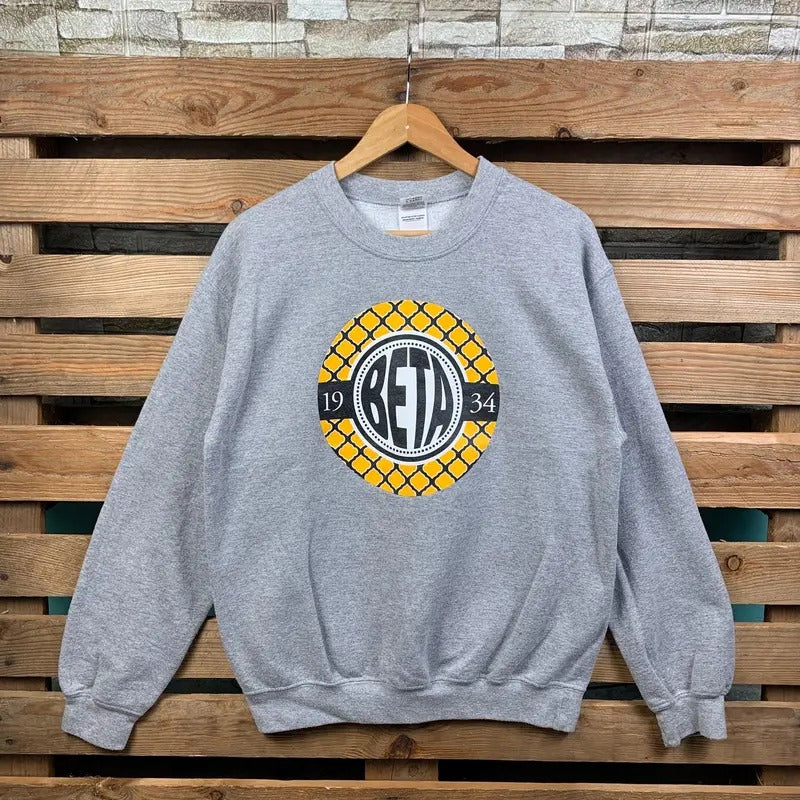 Vintage Ncaa Phi Delta Theta Sweatshirt Phi Delta Theta Pullover Sweater Phi Delta Theta Crewneck Jumper Phi Delta Theta Print Logo