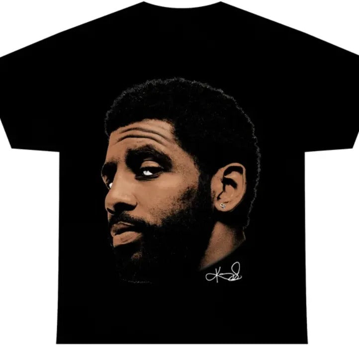 Vintage Rap KYRIE IRVING Rare Homage Tee Hip Hop Style T-SHIRT