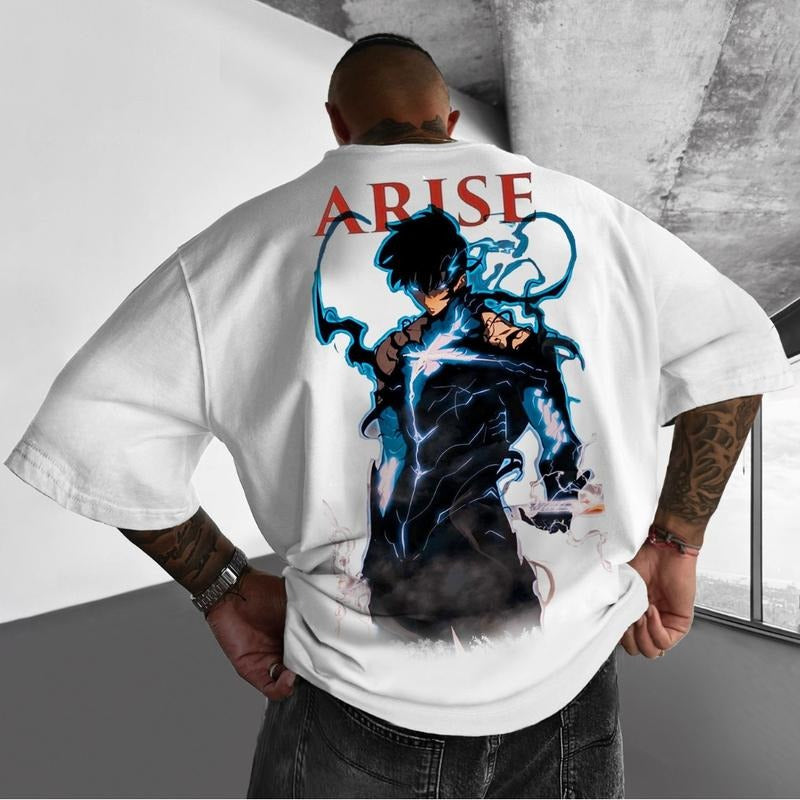 Vintage Solo Leveling 2 Sides Shirt, Sung Jin Woo Tee, Anime shirt, Japanese Anime, Birthday Gift