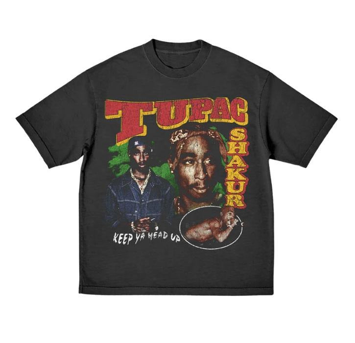 Vintage Tupac Keep Ya Head Up Sweatshirt Hoodie T-shirt, TuPac Shirt, Tupac Shakur Shirt, 2Pac Shirt, 90s Merch, Rapper Shirt, Hip Hop 90s Legends Shirt, Rapper Merch