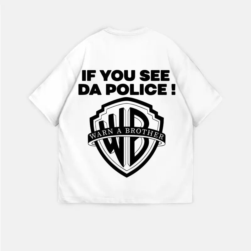 'Warn a Brother' T-shirt - Doublesides - Menswear