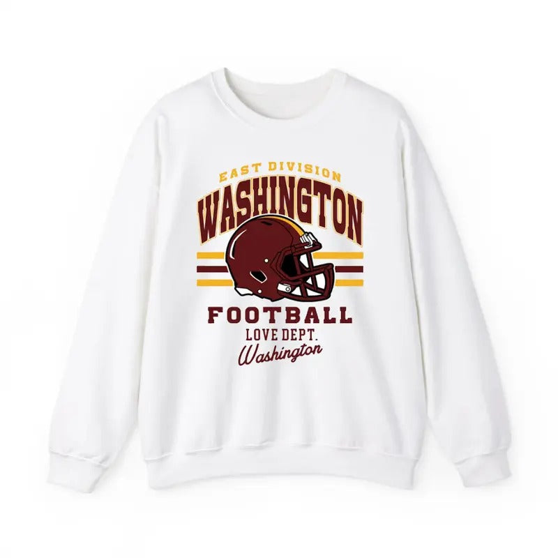 Washington Football Sweatshirt Crewneck, Washington Vintage Football Sweatshirt, Game Day Gift