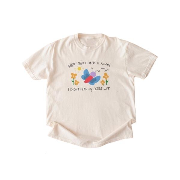 "When i said i liked it rough" unisex joke meme t-shirt