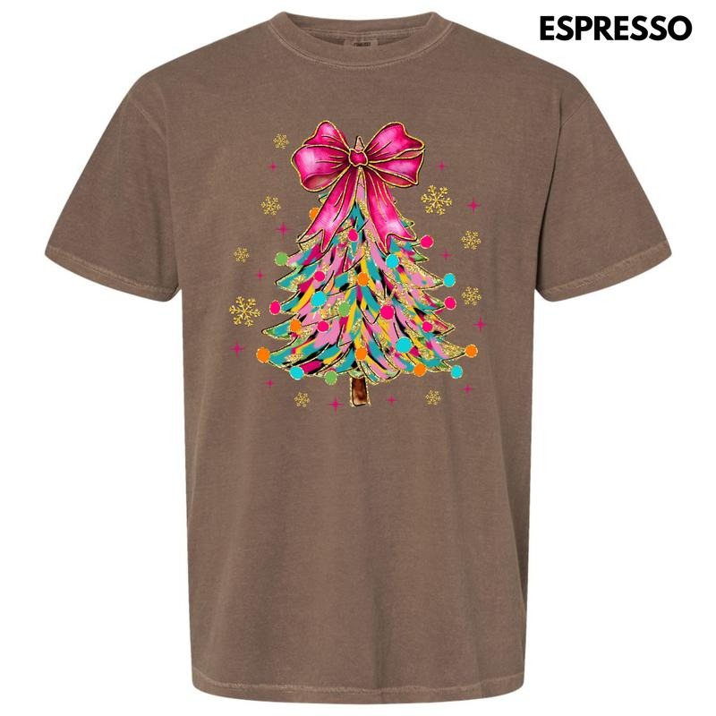 Wild Colors Christmas Tree Comfort Colors T-Shirt 'NLB'