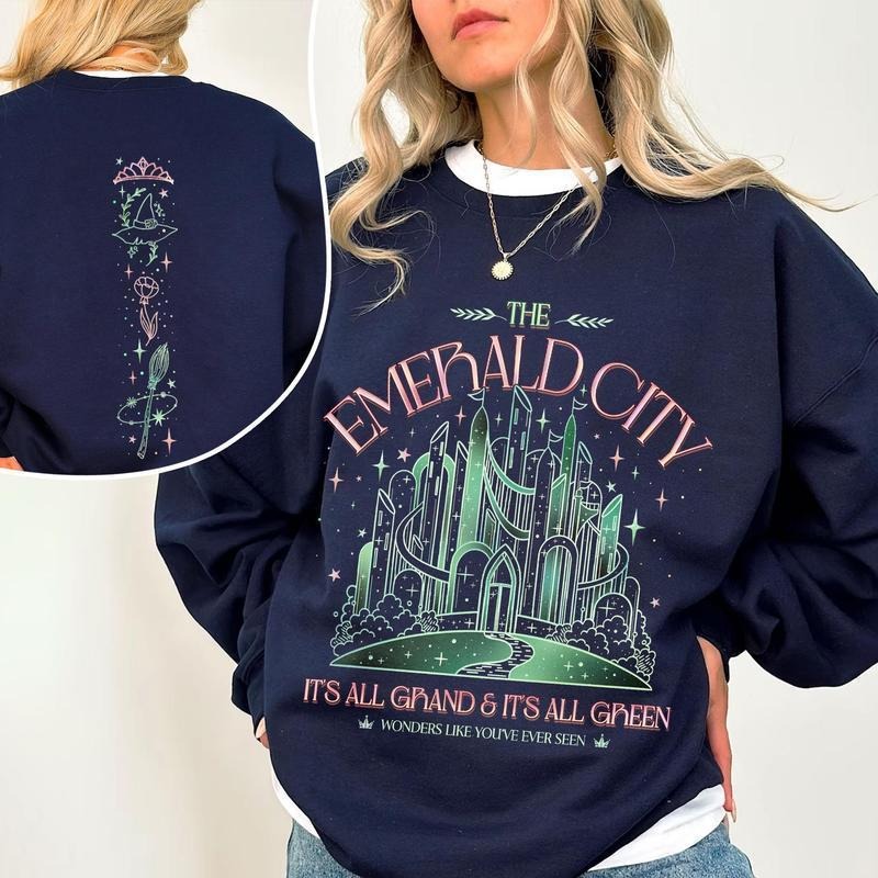 Wizard Movie Fan Emerald City Sweatshirt, Wicked Change For Good Crewneck, Wizard University Tee, Gift For Fan Comfort Cotton
