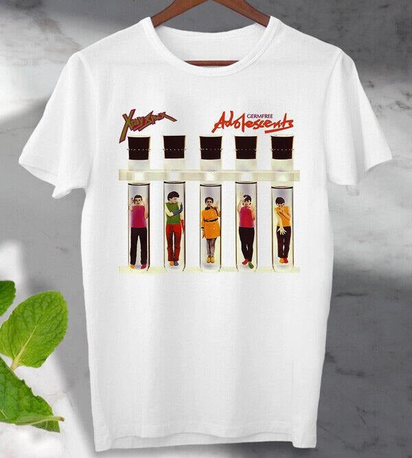 X Ray Spex Germfree Adolescents 70s Punk Rock Retro Group Unisex TShirt teens clothes Menswear Top