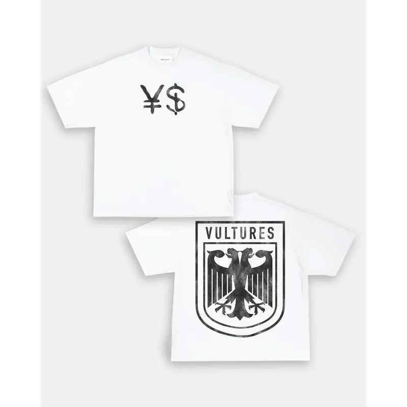 Y$ Vultures Logo Tshirt-Sweatshirt-Hoodie - Kayneee Westtt Shirt, Graphic Tees, Printed Tees, Music Tour, Unisex
