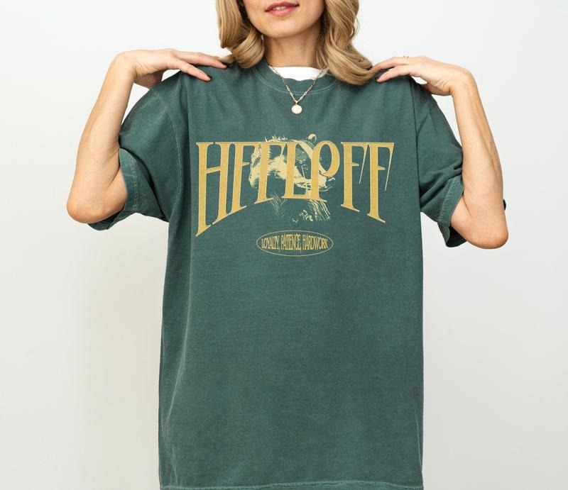 Yellow House Shirt Comfort Colors Wizard House Shirt House of Badger Dramione Wizard School Shirt Marauders Dark Arts T-Shirt Pottery Shirts