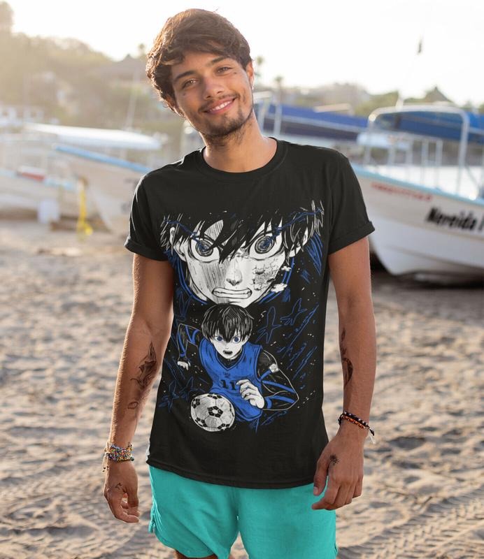 Yoichi Isagi T-Shirt S-4XL Blue lock shirt anime gift shirt,Meguru Bachira shirt