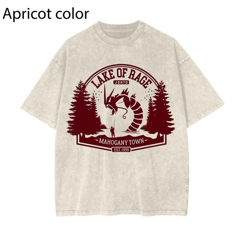 Yujiro Hanma Vintage Graphic Tee, Pokemon T-Shirt, PKM Shirt, Anime Funny Shirt, Vintage Tee Streetwear Shortsleeve Printed Womenswear Top