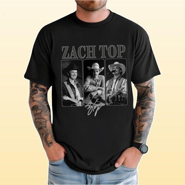 Zach Top Music Tour Unisex T-shirt Cotton And Machine Washable Customizable Graphic