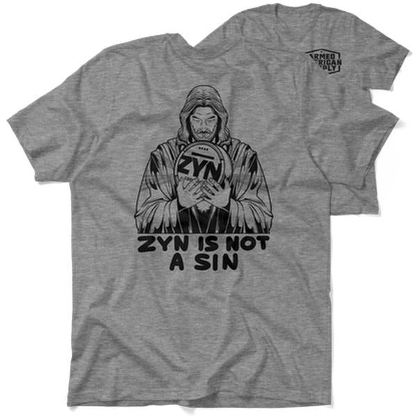 Zyn - Safety T-Shirt, Adult Humor Shirt, Funny Shirt, Dark Humor Shirt, For Gift. Cotton Crewneck