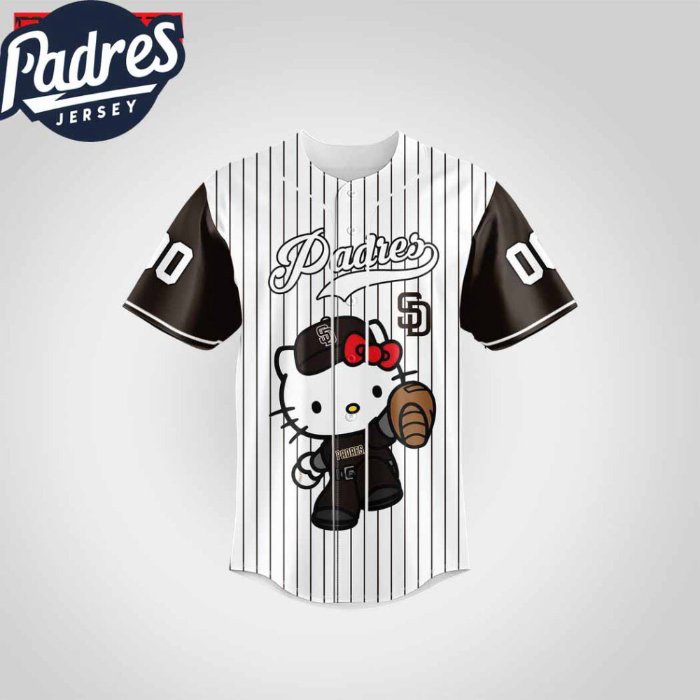 Get Your Custom San Diego Padres Hello Kitty Baseball Jersey Now! - Bafud