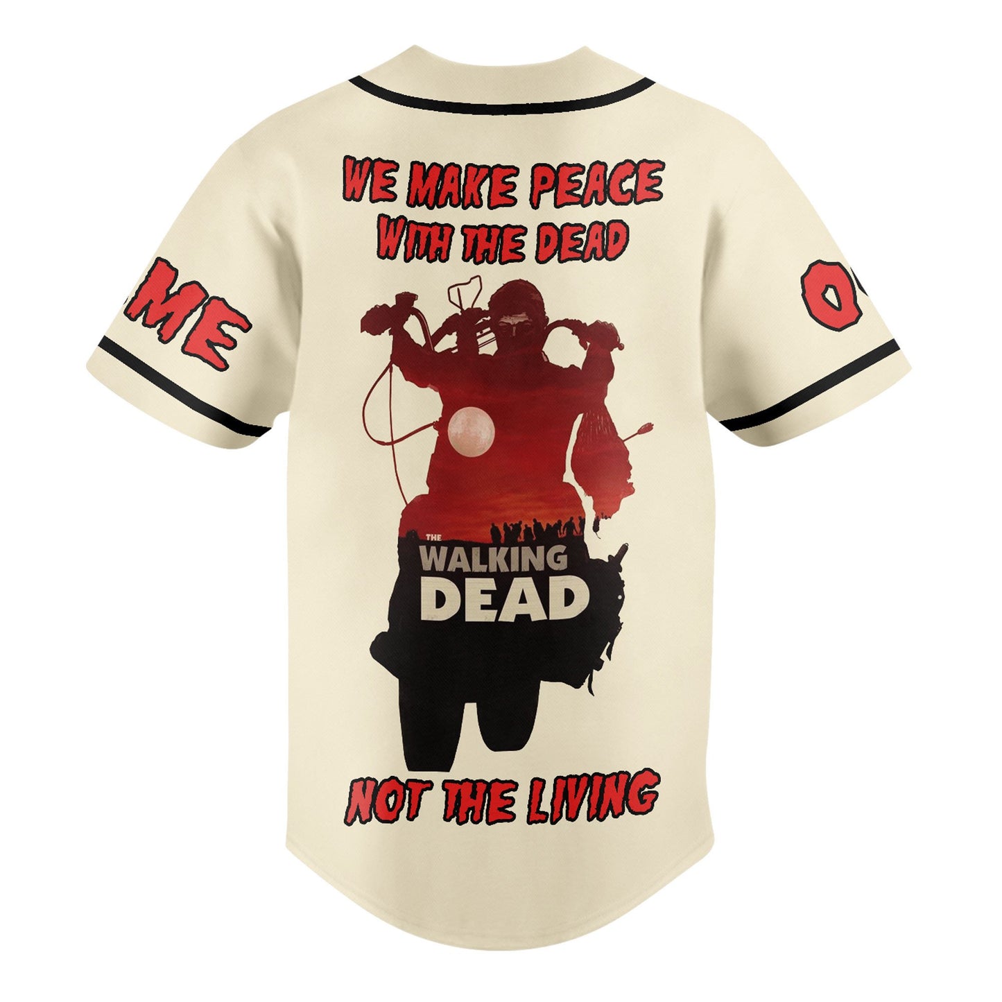 Customized Cool Design The Walking Dead Baseball Jersey