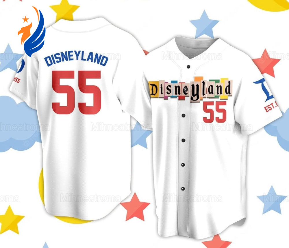Disneyland Est 1955 Baseball Jersey – Magical Mickey And Friends Family Vacation Shirt - Bafud