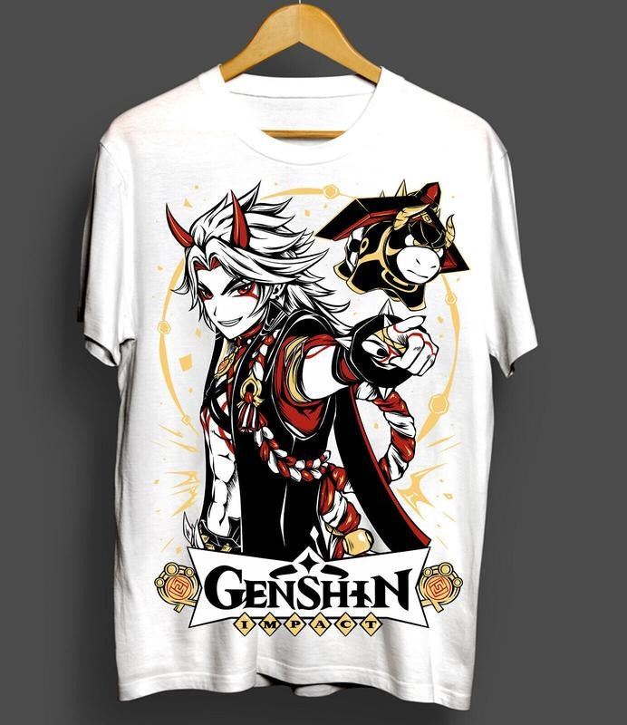 itto T-Shirt S-4XL Genshin Impact T-Shirt S-4XL Anime Manga Graphic Tee Tshirt S-4XL s to 5xl