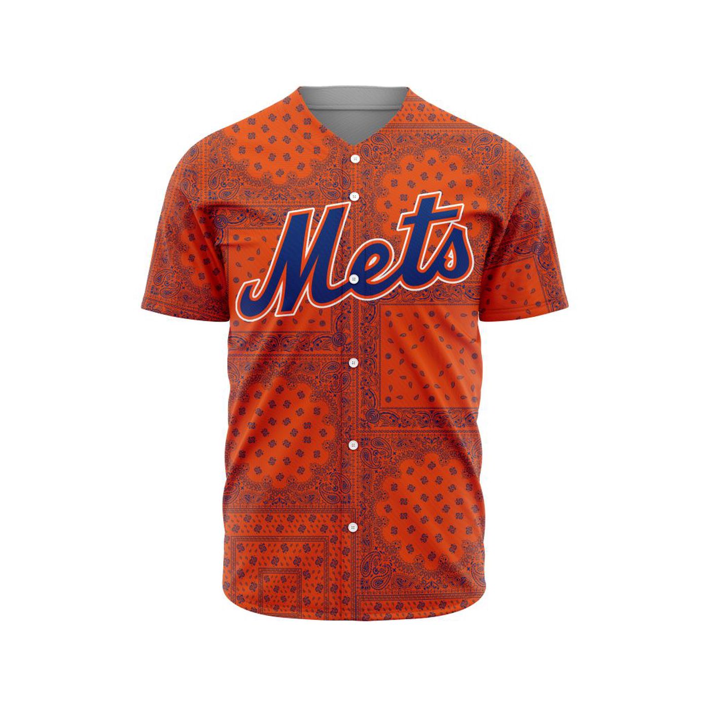 MLB New York Mets Special Paisley Design Baseball Jersey Gift for Men Women - Bafud