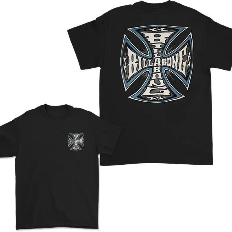 Vintage 90s Billabong West Coast Choppers 2 Sided sweatshirt/hoodie/tshirt, Billabong Choppers T-shirt, Casual Women's,  Gift Shirt, T-Shirt Cotton Short Sleeeve T-Shirt