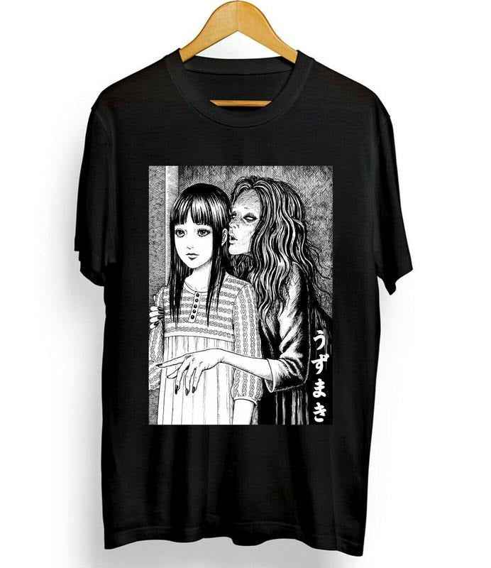 uzumaki junji Ito Tomie horror manga anime top new unisex T-Shirt S-4XL