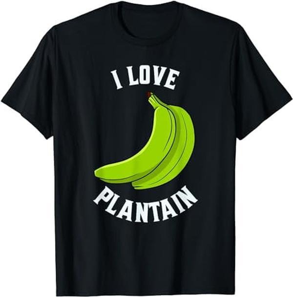 [100% Cotton] Fruit Lover, Plantain Lover, I Love Plantain T-Shirt