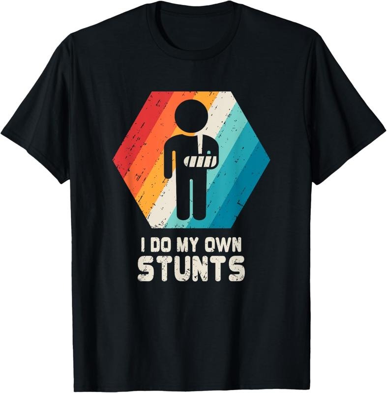 100% Cotton Broken Arm Shirt Hand Wrist Elbow Injury Get Well Soon Gift T-Shirt