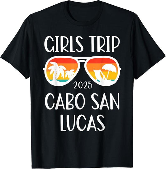 100% Cotton Cabo San Lucas Mexico Womens Weekend Summer T-Shirt