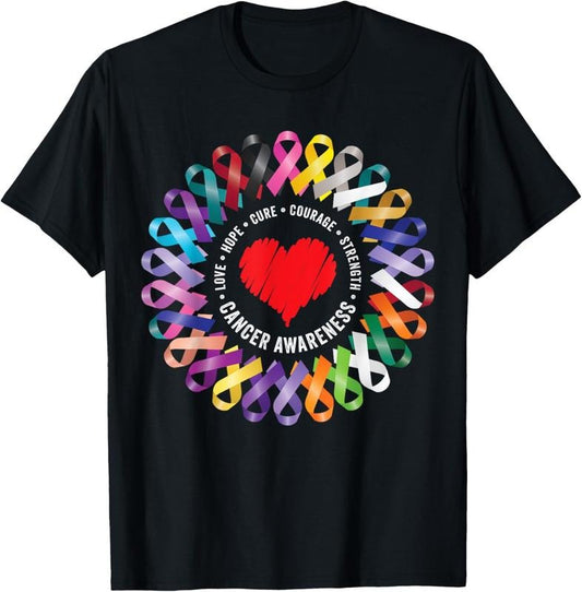 100% Cotton Cancer Awareness T-Shirt