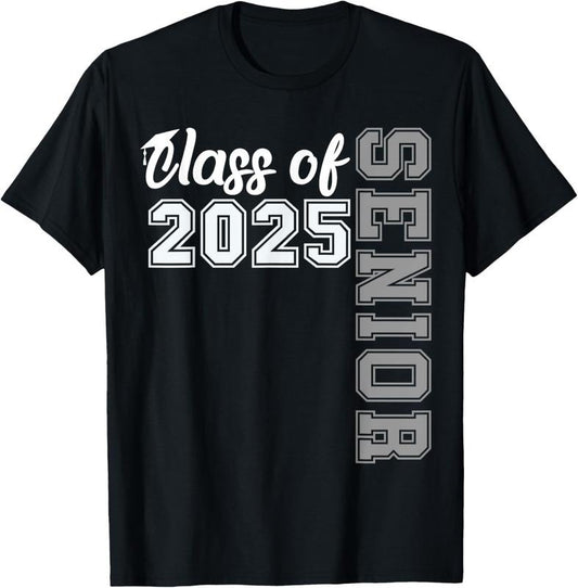 100% Cotton Class of 2025 Senior 2025 Graduation 2025 T-Shirt